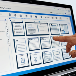 **

"A well-organized digital archive on a computer screen, displaying various patent documents and legal files, labeled clearly with project names and keywords. Cloud storage icons are visible. The scene should convey efficiency and data security. safe for work, appropriate content, fully clothed, professional, perfect anatomy, correct proportions, well-formed hands, proper finger count, natural body proportions."

**