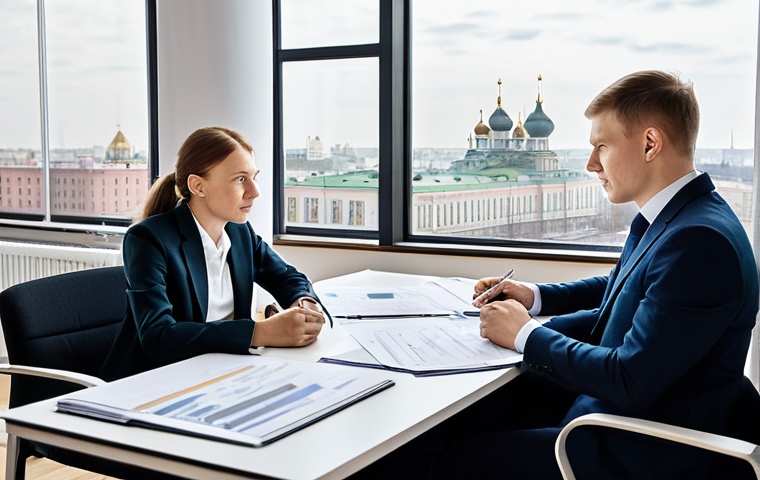 지적재산권 실무와 협력 사례 공유 - **
A team of Russian lawyers in a modern Moscow office discussing intellectual property strategy wi...