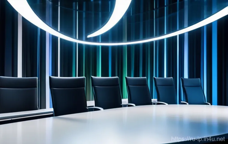 지적재산권 실무를 위한 세미나 추천 - A contemporary creative studio or tech lab setting in a bustling urban environment. An adult individ...